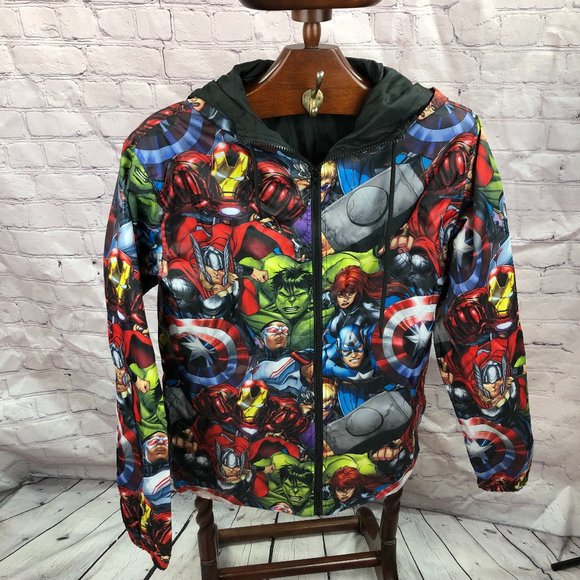 Marvel Other - 🛍️🛍️SOLD like new men's avengers windbreaker size small jacket